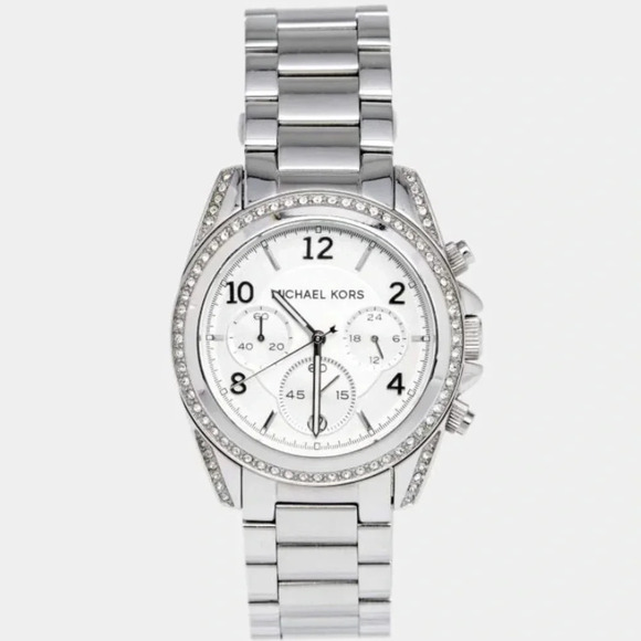 Michael Kors Silver Stainless Steel Blair MK5165 Watch - Picture 1 of 8